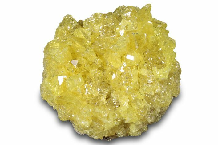 Bright-Yellow Sulfur Crystals - Bolivia #305279